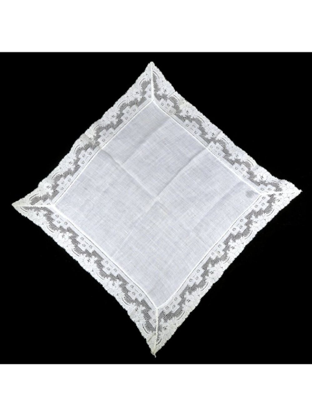 Vintage Hankies (Lot of 6) 1930s-50s Embroidered & Lace, incl. USAF Sister - Picture 7 of 8